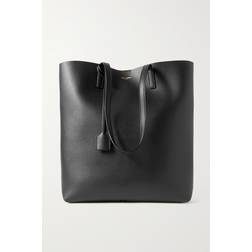 Saint Laurent Womens Nero Brand-embossed Leather Tote bag