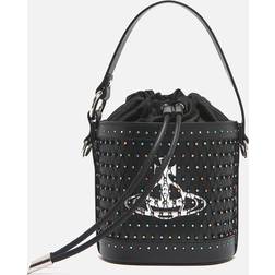 Vivienne Westwood Daisy Leather Drawstring Bucket Bag