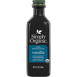 Simply Organic Vanilla Flavoring non-alcoholic, Certified Organic 4 Pack