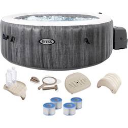 Intex Inflatable Hot Tub PureSpa Plus 4-Person Bubble Jet