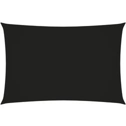 vidaXL Parasole a Vela Oxford Rettangolare 3x5 m Nero