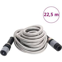 vidaXL 22.5 m Garden Hose Patio Water Hose with Spray