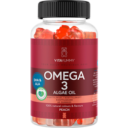VitaYummy Omega 3 Algae Oil Peach Gummies 60 st