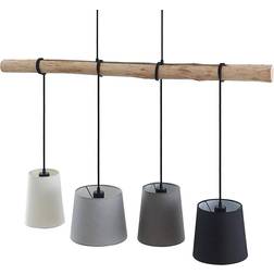 Lindby Hinai Black/Grey/White Lampada a Sospensione 116cm