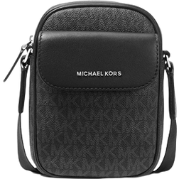 Michael Kors Hudson Logo Smartphone Crossbody Bag - Black