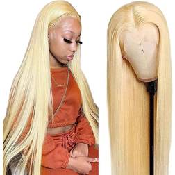 Tuneful 180% Density Straight 613 HD Lace Frontal Wig 28 inch Blonde