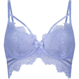 Hunkemöller Marilee Padded Longline Wired Bra - Blue