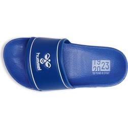 Hummel Pantolette Blau Flacher Absatz