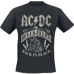 AC/DC T-shirt av Hells Bells 1980 Herr svart