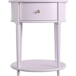 Dorel Home AURORA HJØRNEBORD LAVENDEL Småbord