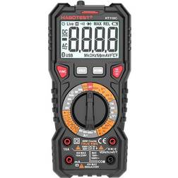Habotest Multimeter Habotest HT118C, True RMS, NCV, Batteritestning