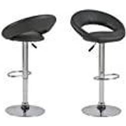 Homeroom Plump Grey Barstool Bar Stool