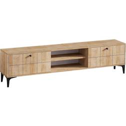 LOTO LIVING 30x180 Natur/Svart TV-bänk