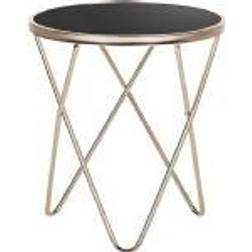 Beliani Side Black MERIDIAN II Small Table