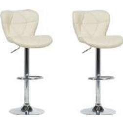 Beliani Set of 2 Bar Stool