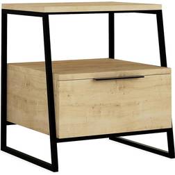 LOTO LIVING Lindome 45 cm med Oppbevaring Hylle Lucka Nattbord