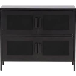 Venture Design Nett Black Storage Cabinet 90x75cm