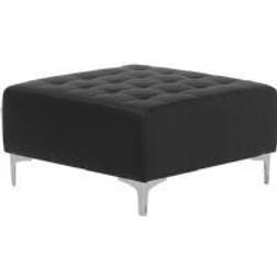 Beliani Faux Leather Ottoman Seating Stool