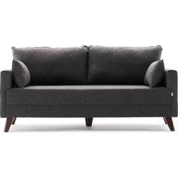 Atelier Del Sofa Sofa BuPyöreäi Antrasiitti Luonnonväri Harmaa