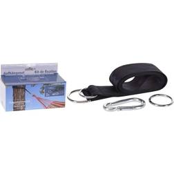 ProGarden Ensemble d'Accessoires de Hamac Noir Kit de Fixation Installation