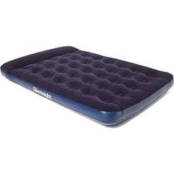 Silentnight Camping Collection Flock Airbed Footpump Blue Double