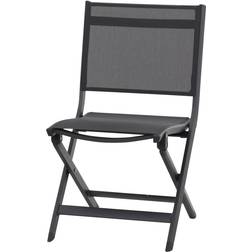 Siena Garden Tesoro M29564 Havestol Aluminium Antracit Sort Sølv