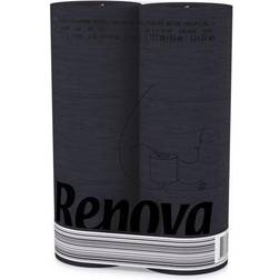 Renova Musta WC-Paperi Hajustettu 16.1m 3-Kerros 140 Arkkia 6 Rullaa