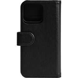 Essentials iPhone 13 Mini PU wallet, detachable, 3 card,Black