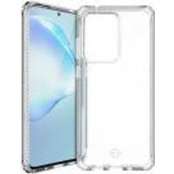 ItSkins Spectrum Clear Coque de protection pour téléphone portable transparent pour Samsung Galaxy S20 Ultra, S20 Ultra 5G