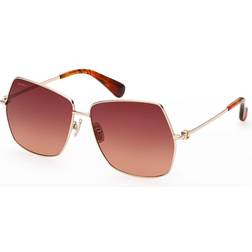 Max Mara MM 0035-H 30F Sunglasses - Metal Gold/Brown
