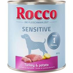 Rocco 800g Sensitive Wet Dog Food - 20 + 4 Free!* Chicken &