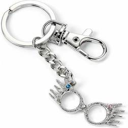 Harry Potter Luna Lovegood Glasses Keyring Silver