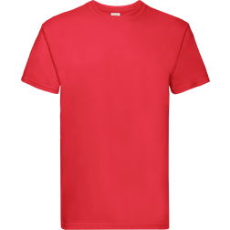 Fruit of the Loom Men's Super Premium Short Sleeve Crew Neck T-shirt - Red