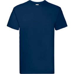 Fruit of the Loom Men's Super Premium Short Sleeve Crew Neck T-shirt - Navy