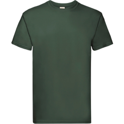 Fruit of the Loom Men's Super Premium Short Sleeve Crew Neck T-shirt - Bottle Green