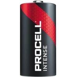Procell Alkaline Intense Power C industrial batteries are specifically designed to last longer vs. prior Alkaline C batteries in high drain professional devices that require a high amount of power or peaks of power, such as a soap dispenser. 5000394136069
