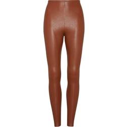 Commando Perfect Control Faux Leather Leggings - Cocoa