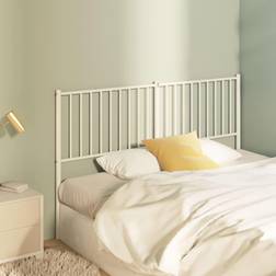 vidaXL Metal White Headboard