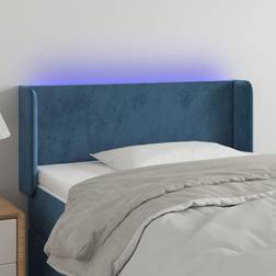 vidaXL À LED Meuble De Chambre À Coucher 103x16x78/88 cm Velours Tête de lit