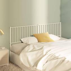vidaXL Metal White Headboard