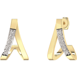 Støvring Design Karat Guld Stiftörhängen Med Diamanter 0,06 Carat W/si 70257014