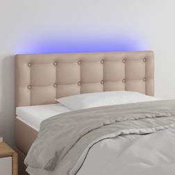 vidaXL LED Cappuccino-Braun 80 x 5 x 78/88 cm Kopfteil