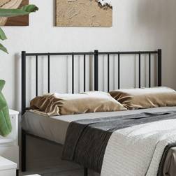 vidaXL Metal Black Headboard