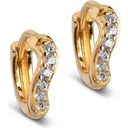 ENAMEL Copenhagen Sparkling Curve Hoops