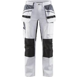 Blåkläder Women's Stretch Painter's Trousers - White/Black