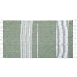 Sagaform Hamam handduk Ella 145x250 Badlakan Grön, Beige
