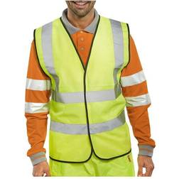 Beeswift Seen Waistcoat Hi-Vis Polyester Orange