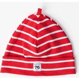 Polarn O. Pyret Baby Hat - Red Stripes