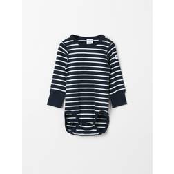 Polarn O. Pyret Stripe Babygrow Navy Stripes 1.5-2y x 92