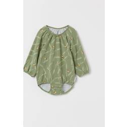 Polarn O. Pyret Bee Print Babygrow Green 9-12m x